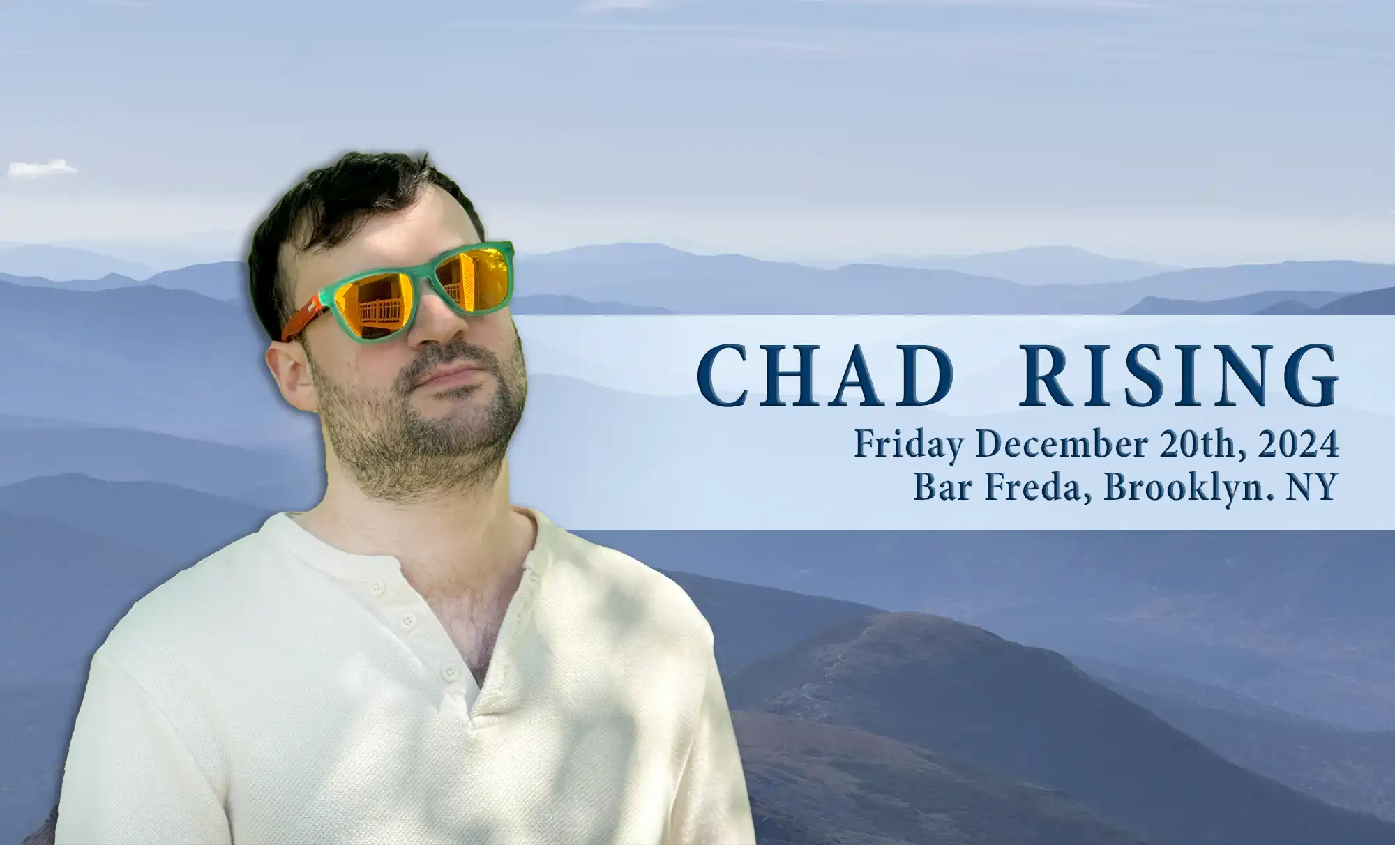 chad rising - dec 20th in brooklyn