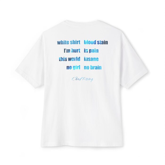 "White Shirt [Pt. 1]" Unisex Oversized Boxy Tee - Image 2