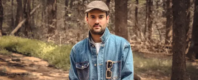 revisiting the vision blog image - chad rising in the woods