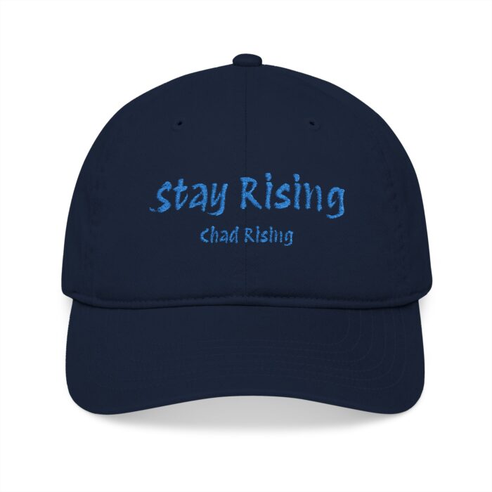 "Stay Rising" Classic 100% Cotton Baseball Cap - Image 5